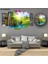 6 Parçalı Dekoratif Ahşap Duvar Tablosu ve Saati 60X124 cm B107R0024 1