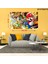 5 Parçalı Dekoratif Ahşap Duvar Tablosu 60X100 cm B107Q0078 1