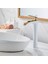 Beyaz Gold Çanak Yeni Şelale Lavabo Bataryası 1