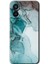 Oppo A76 Kılıf Hd Desen Baskılı Arka Kapak - Buzul Mermer 1