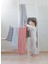 Stripy %100 Pamuk Müslin Çok Amaçlı Örtü Kırmızı 80x80 4