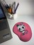 Çiçekli Panda Desenli Bilek Destekli Mouse Pad 1