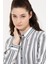 U.S. Polo Assn. Kadın Lacivert Desenli Gömlek 50262294-VR033