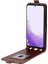 Samsung Galaxy S23 Dikey Flip Anti-Damla Çılgın At Doku Kart Tutucu Deri Koruyucu Kapak Telefon Kılıfı (Yurt Dışından) 3