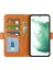 Samsung Galaxy S23 Için Plus Buzağı Dokusu Pu Deri Deri Çift Manyetik Toka Anti-Çizgi Cüzdan Kapağı Telefon Kılıfı (Yurt Dışından) 3