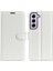 Samsung Galaxy S23 Anti-Çizelge Doku Pu Deri Tam Koruma Flip Cüzdan Telefon Kılıfı (Yurt Dışından) 1