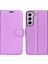 Samsung Galaxy S23 Anti-Çizelge Doku Pu Deri Tam Koruma Flip Cüzdan Telefon Kılıfı (Yurt Dışından) 1