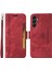 Samsung Galaxy A14 Için Betopnice 001 5g Tam Koruma Basılı Baskılı Çizgi Dikiş Pu Deri Cep U Kapağı Telefon Kılıfı (Yurt Dışından) 1
