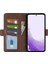 Samsung Galaxy S23 Için Destekleme Cüzdan Cep U Kapağı Buzağı Dokusu Pu Deri Çift Manyetik Toka Telefon Kılıfı (Yurt Dışından) 2