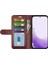 Samsung Galaxy S23 Pu Deri Deri Cüzdan Çılgın At Doku Folio Flip Çizgiye Döküm Anti Telefon Kılıfı (Yurt Dışından) 2