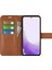 Samsung Galaxy S23 Buzağı Dokusu Pu Deri Folio Flip Kare Manyetik Toka Cüzdan Kapağı Telefon Kılıfı (Yurt Dışından) 2