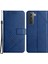 Samsung Galaxy S23 Hattı Için Baskı Cüzdanı Kasası Düz Renk Pu Deri Manyetik Toka Kayışlı Ayak Kapağı Kapak Telefon Kılıfı (Yurt Dışından) 1