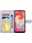Samsung Galaxy A04E Için 4g HT03 Baskılı Kelebek Çiçekler Katlama Kapak Dokunuşu Pu Deri Cüzdan Omuz Kayışı ile Telefon Kılıfı (Yurt Dışından) 5