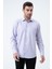Lila Regular Fit Desenli Uzun Kol Gömlek Yılbaşı Özel 1