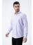 Lila Regular Fit Desenli Uzun Kol Gömlek Yılbaşı Özel 3