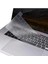 MacBook Pro 13 M2 2022 A2686 Uyumlu Şeffaf Klavye Koruyucu Türkçe Q Silikon Ped Trasparan 1