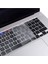 MacBook Pro 13 M2 2022 A2686 Uyumlu Şeffaf Klavye Koruyucu Türkçe Q Silikon Ped Trasparan 4