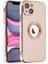 Apple iPhone 14 Plus Kılıf Flash Stamp Rose Gold 1