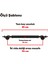 Çukurca Çekme Kolu Kapı Tutma Kulbu 70 cm Mat Siyah Metal Kulp Kapı Tutamağı 2