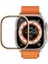 Apple Watch Ultra Ekran Koruyucu 49 mm Temperli Cam Filmi Tam Kapsamlı Iwatch Ultra Için Koruyucu Metalik Kasalı Ekran Koruyucu Cam Kapak 1