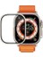 Apple Watch Ultra Ekran Koruyucu 49 mm Temperli Cam Filmi Tam Kapsamlı Iwatch Ultra Için Koruyucu Metalik Kasalı Ekran Koruyucu Cam Kapak 3