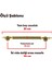 Çukurca Çekme Kolu Kapı Tutma Kulbu 70 cm Gold Altın Metal Kulp Kapı Tutamağı 2