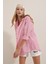 3900 Oversize Uzun Basic Gömlek - Pembe 2