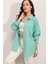 3900 Oversize Kareli Gömlek - Y.yeşil 5
