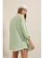 3900 Oversize Uzun Basic Gömlek - E.yeşil 5