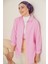 103901 Oversize Basic Tesettür Gömlek - Pembe 2