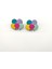 Gökkuşağı Balon Pin Küpe 1