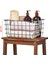 Mat Siyah Organizer Sepet 32x25x16 cm Banyo ve Mutfak İçin Pratik Çözüm 2