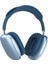 P9 Air Kablosuz Bluetooth 5.0 Wirelles Mikrofonlu Kulaklık Stereo Mavi 3
