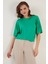 Bisiklet Yaka Oversize Bluz Bayan Bluz 5864528 3