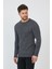 Antrasit Erkek Nevrüllü Bisiklet Yaka Triko KAZAK-TRZCM28888R50M 3
