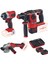 Te-Cı 18 Bl Axxio 18/115 Avuç Taşlama Herocco 18V Kırıcı Delici 2X4.0AH Twincharger Akülü Kömürsüz Set 1
