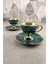 Kosova Porselen 2 Kişilik Yaldızlı Kahve Fincan Takımı Yeşil - Ist-63 5