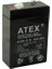 6 Volt 2.8 Amper Dikey Akü Atex 67X34X100 1
