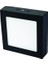 CT-5234 18 Watt Kare Sıva Üstü LED Panel Günışığı Metal Siyah Kasa 1