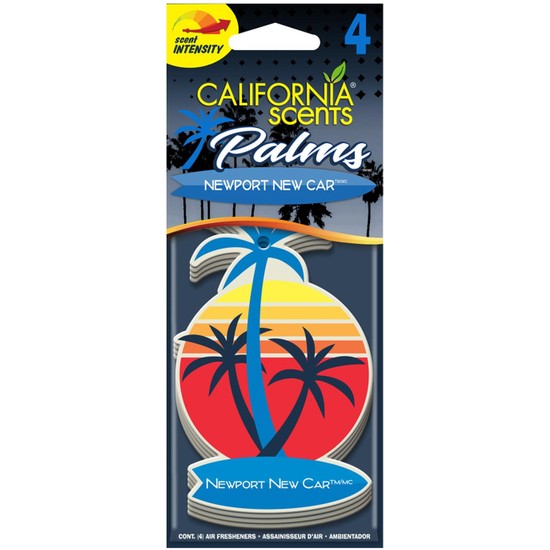California Scents Palms™ "Newport New Car" Asma Koku 4'lü Fiyatı