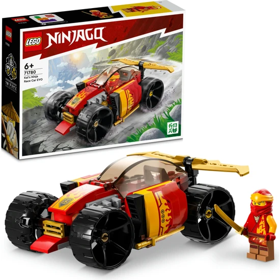 LEGO® Ninjago Kai#nin Ninja Yarış Arabası Evo 71780 - 6 Yaş ve Üzeri Çocuklar Için Araba ve Kai Minifigürü Içeren Yaratıcı Oyuncak Yapım Seti (94 Parça)