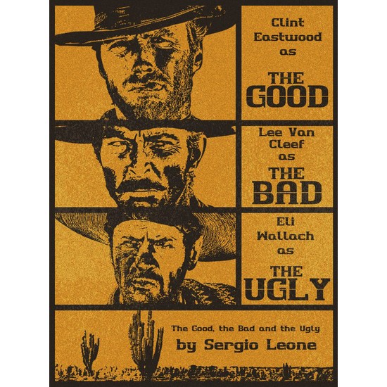 Caph Design Iyi Kötü Çirkin Vintage Kraft Poster 33X48CM Fiyatı