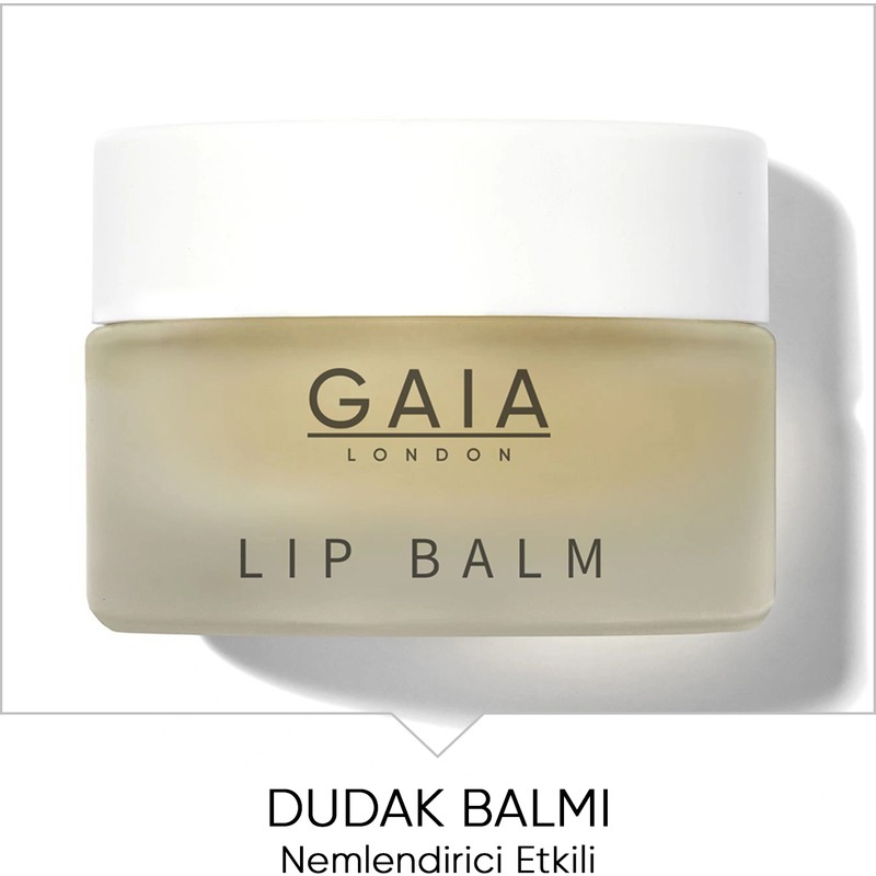 Gaia London Nemlendirici Dudak Balmı 20 ml Doğal Renk ile Dudak Bakımında Etkili