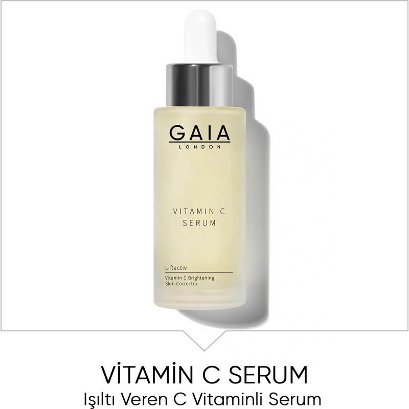 Gaia London Vitamin C Serum 50 ml Leke Karşıtı Etki ile Cilt Tonunu Eşitleyen Serum