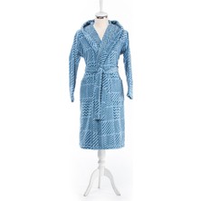 Özdilek Hawai Maro Kadife Kapüşonlu Bornoz Xxl Beden