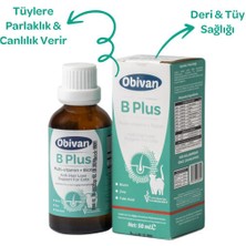 Obivan Plus+B Kediler Için Tüy Sağlığı Damlası 50 ml