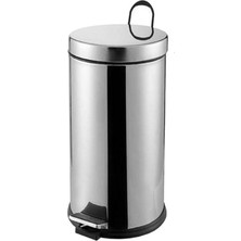 By Sevil Bysevil Paslanmaz Çelik Pedallı Çöp Kovası 12 Lt /krom Çöp Kutusu 12 Lt Mutfak Banyo Ofis Bahçe Ev