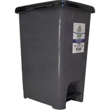 Ceymop Slim Pedallı Çöp Kovası 50 Lt. - Antresit Gri