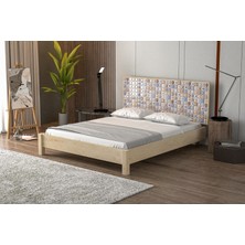 Koç Tek Yapı Mors Seramik Başlıklı Ahşap Karyola Mors