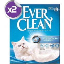 Ever Clean Extra Strong Unscented Ekstra Güçlü Kokusuz Kedi Kumu 10 Lt X2 Adet